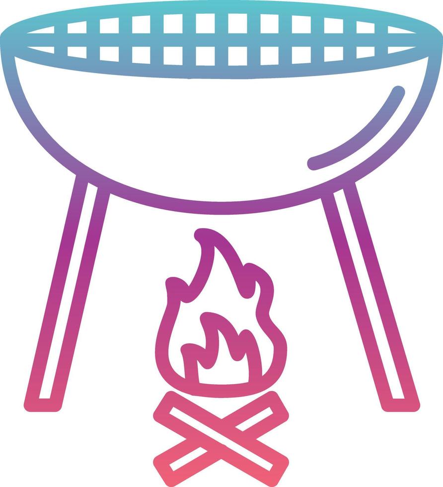 BBQ Grill Vector Icon