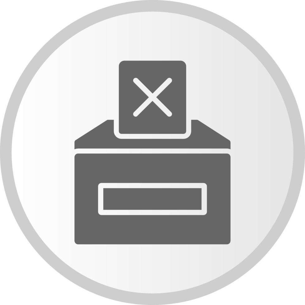 Vote No Vector Icon