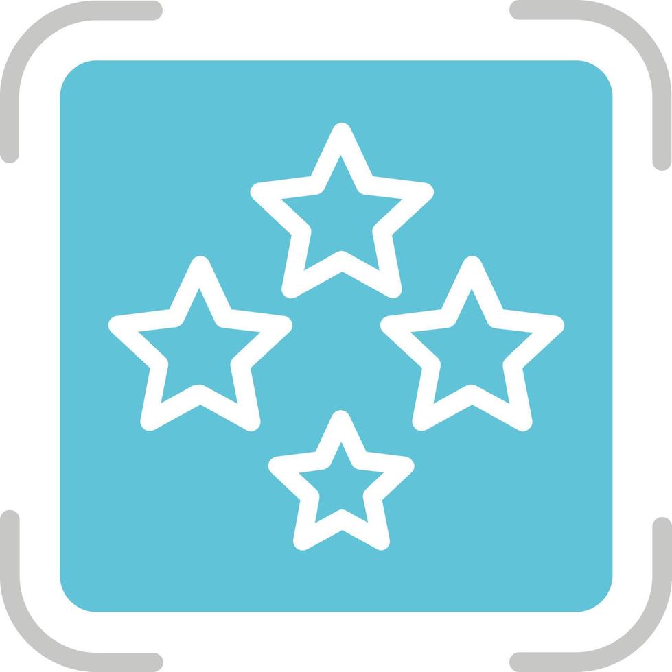 Four Stars Vector Icon