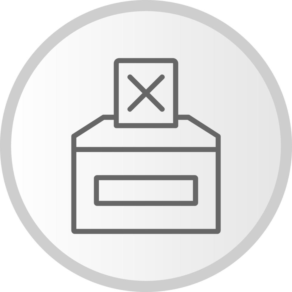 Vote No Vector Icon