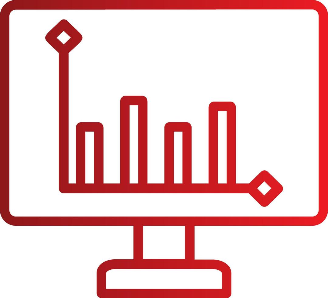 Bar Graph Vector Icon