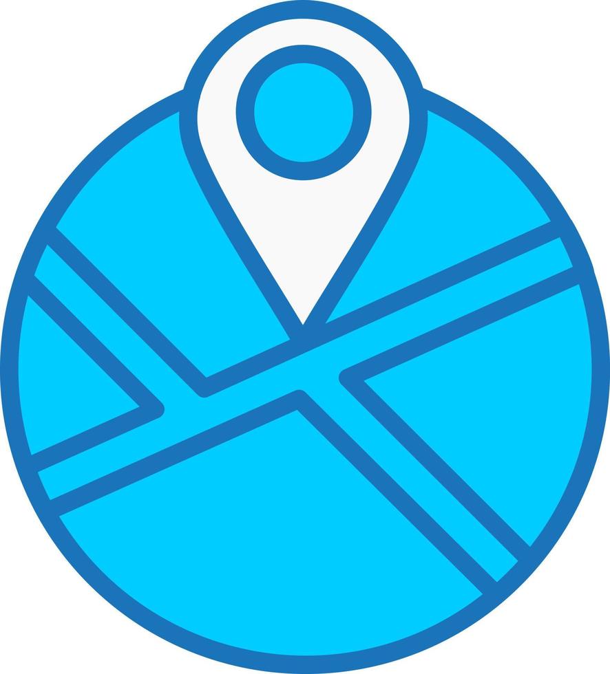 Street Map Vector Icon