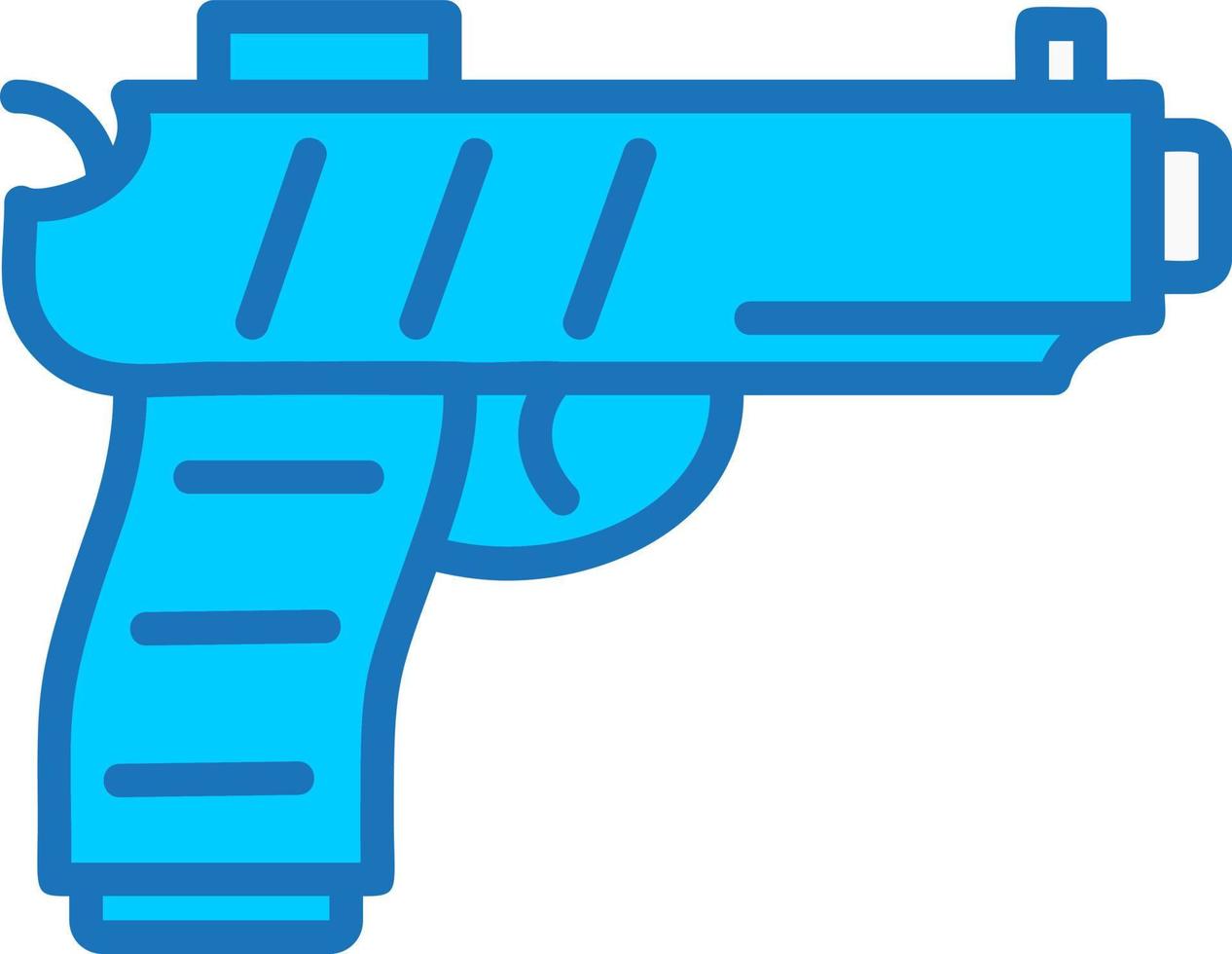 icono de vector de pistola