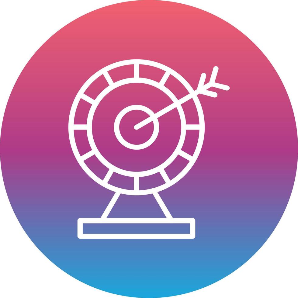 Dart Board Vector Icon