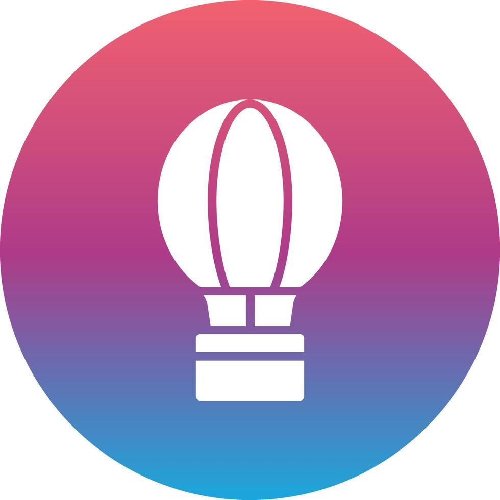 Hot Air Balloon Vector Icon