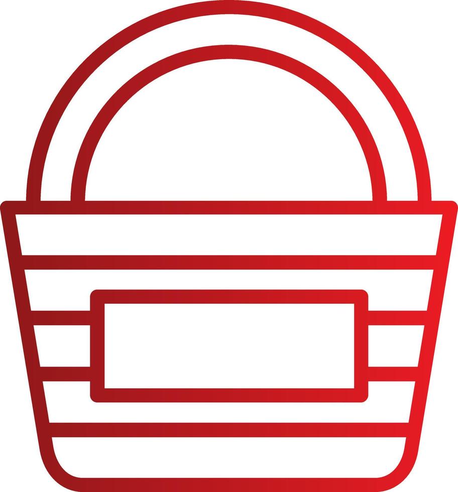 Picnic Basket Vector Icon