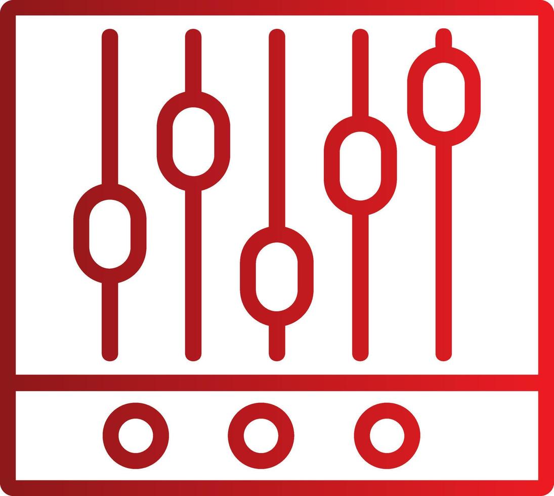 Music Equalizer Vector Icon