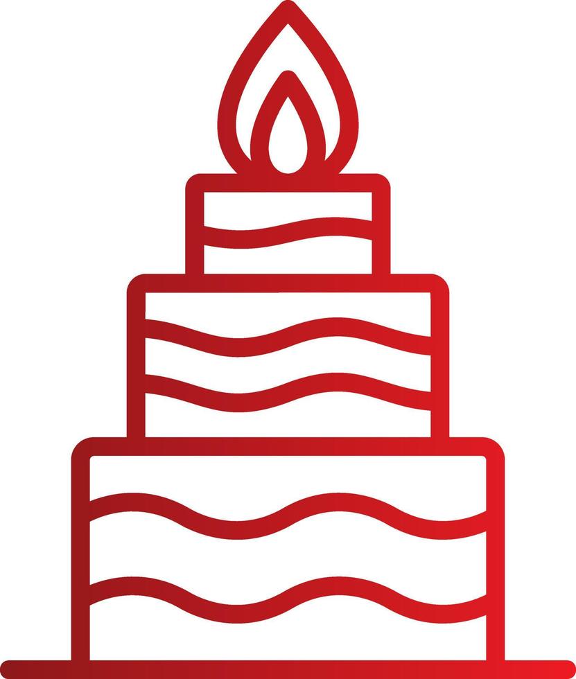 Birthday Cake Vector Icon