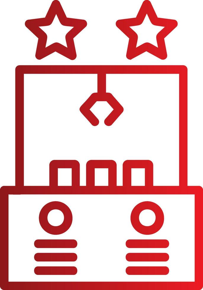 Claw Machine Vector Icon