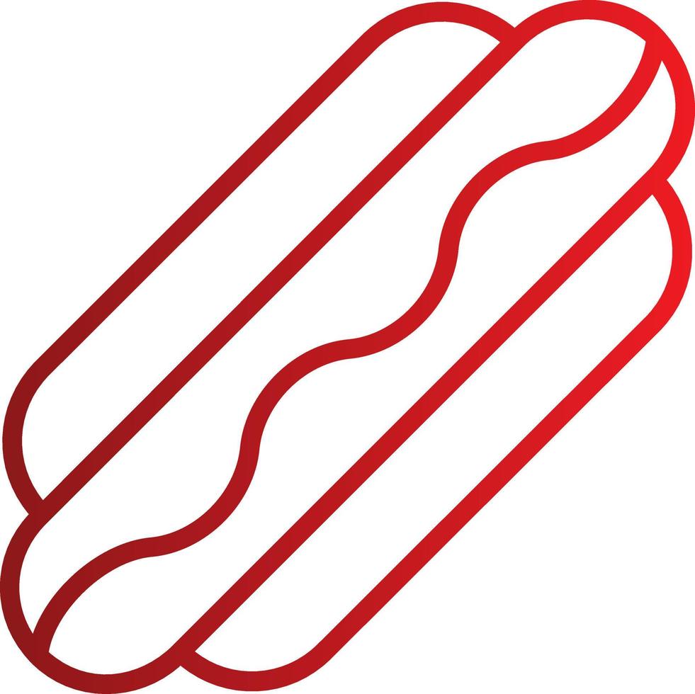 Hot Dog Vector Icon