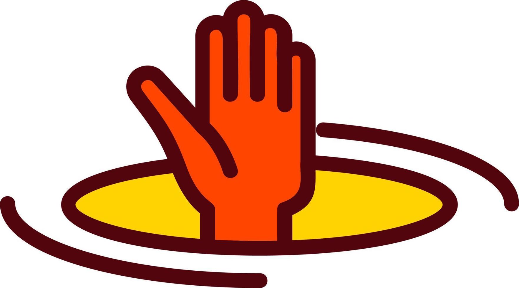 Drowning Vector Icon