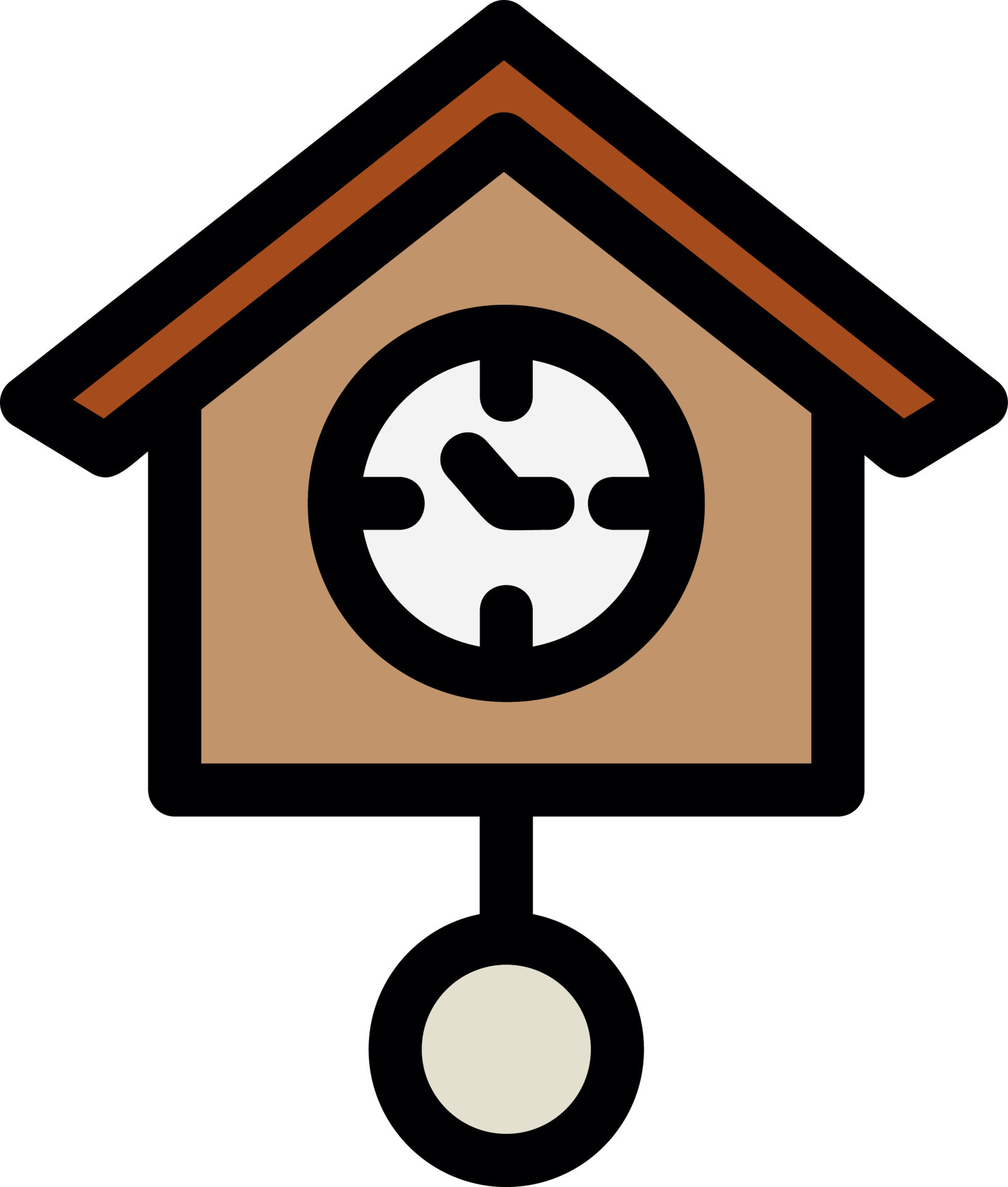 Cuckoo Clock Vector Icon Design 15782141 Vector Art at Vecteezy