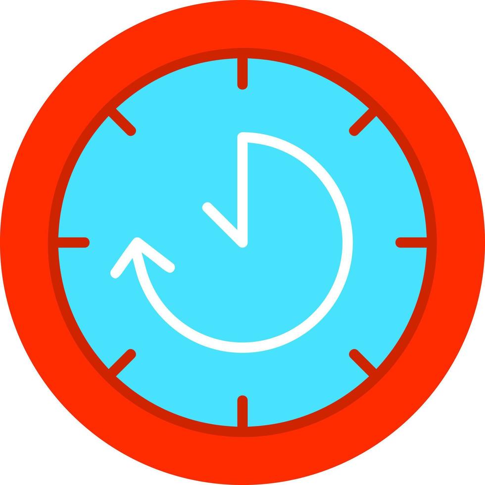 Time Loop Vector Icon Design