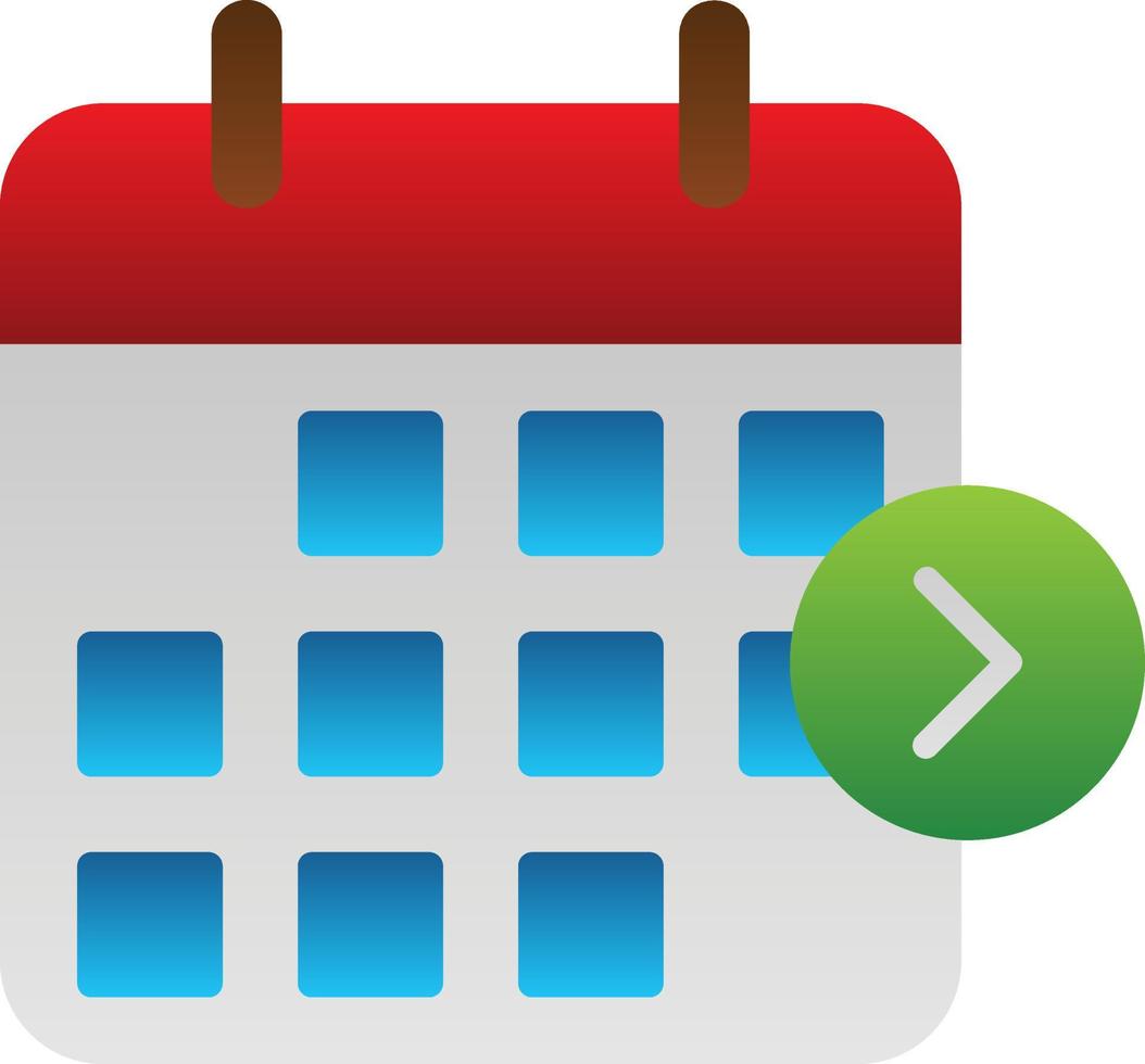 Next Week Vector Icon Design