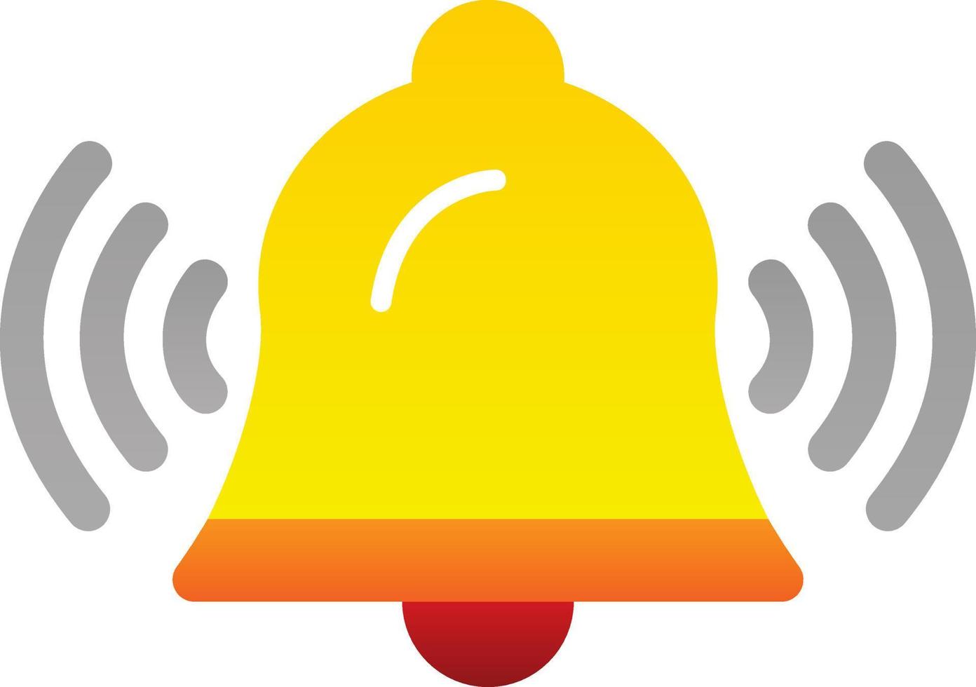 Ring Bell Vector Icon Design