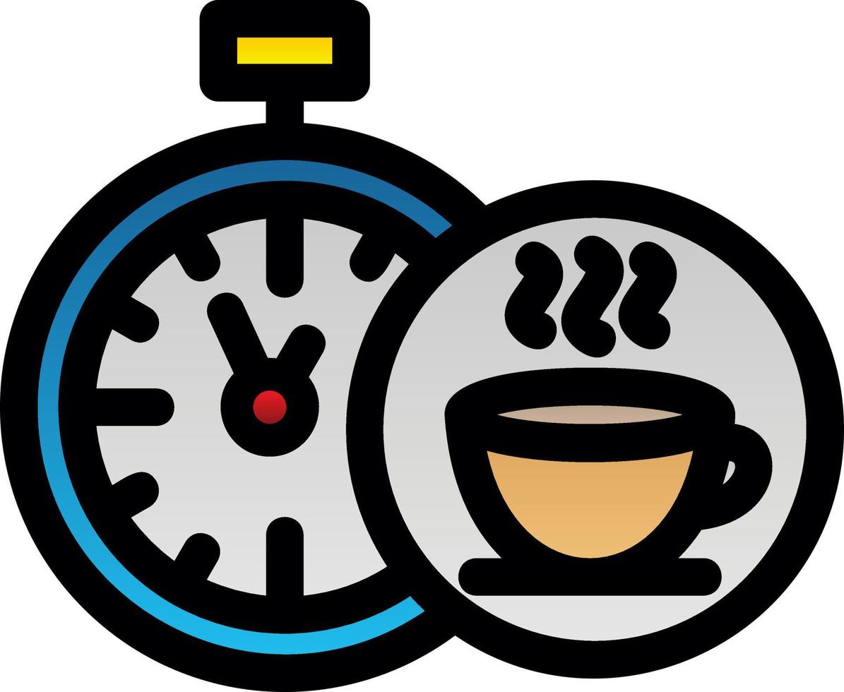 diseño de icono de vector de tiempo de té