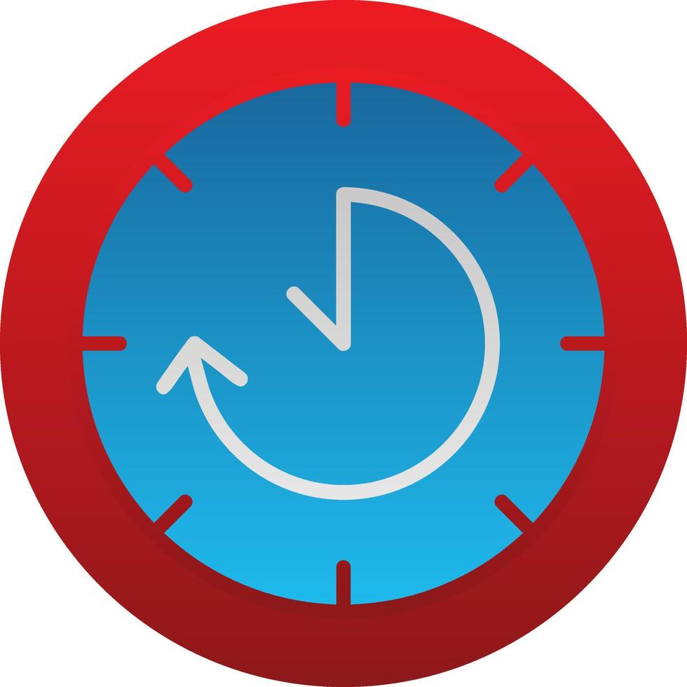 Time Loop Vector Icon Design