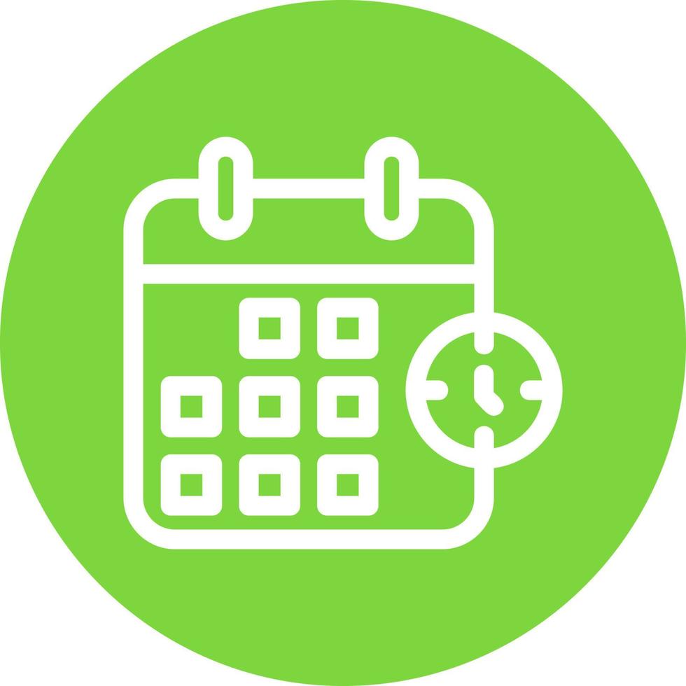 Time Plan Vector Icon Design