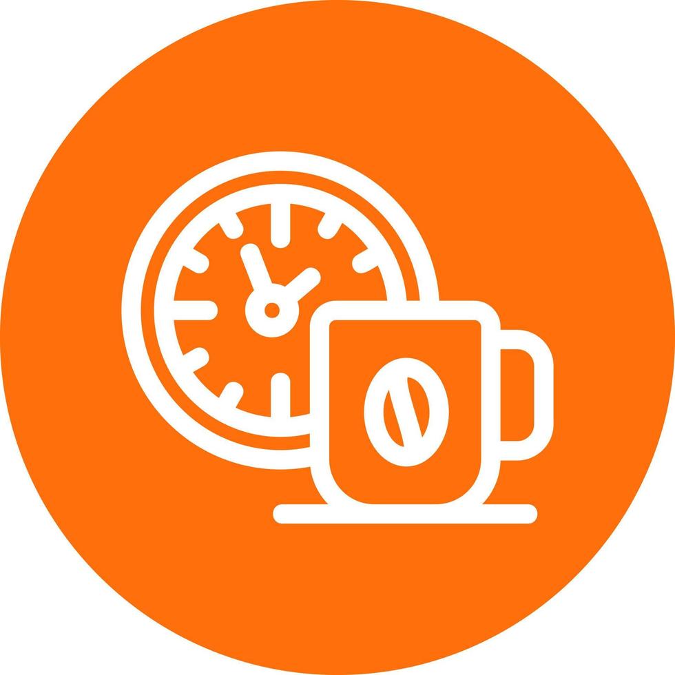Coffee Time Vector Icon Design