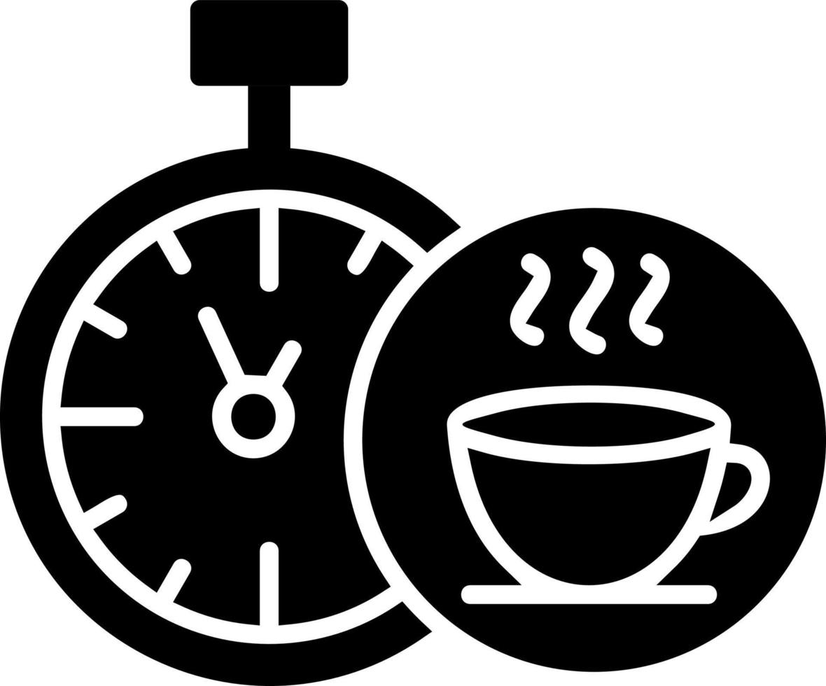 Tea Time Vector Icon Design