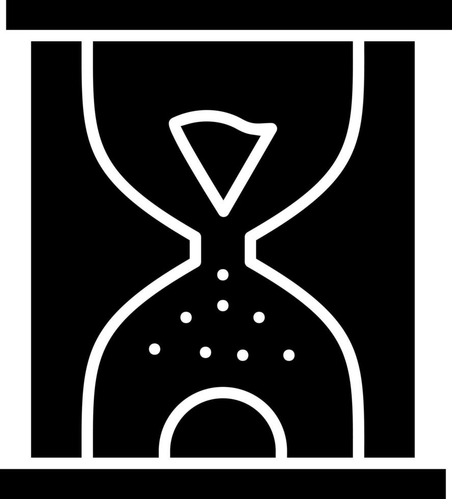 Hourglass Vector Icon Design