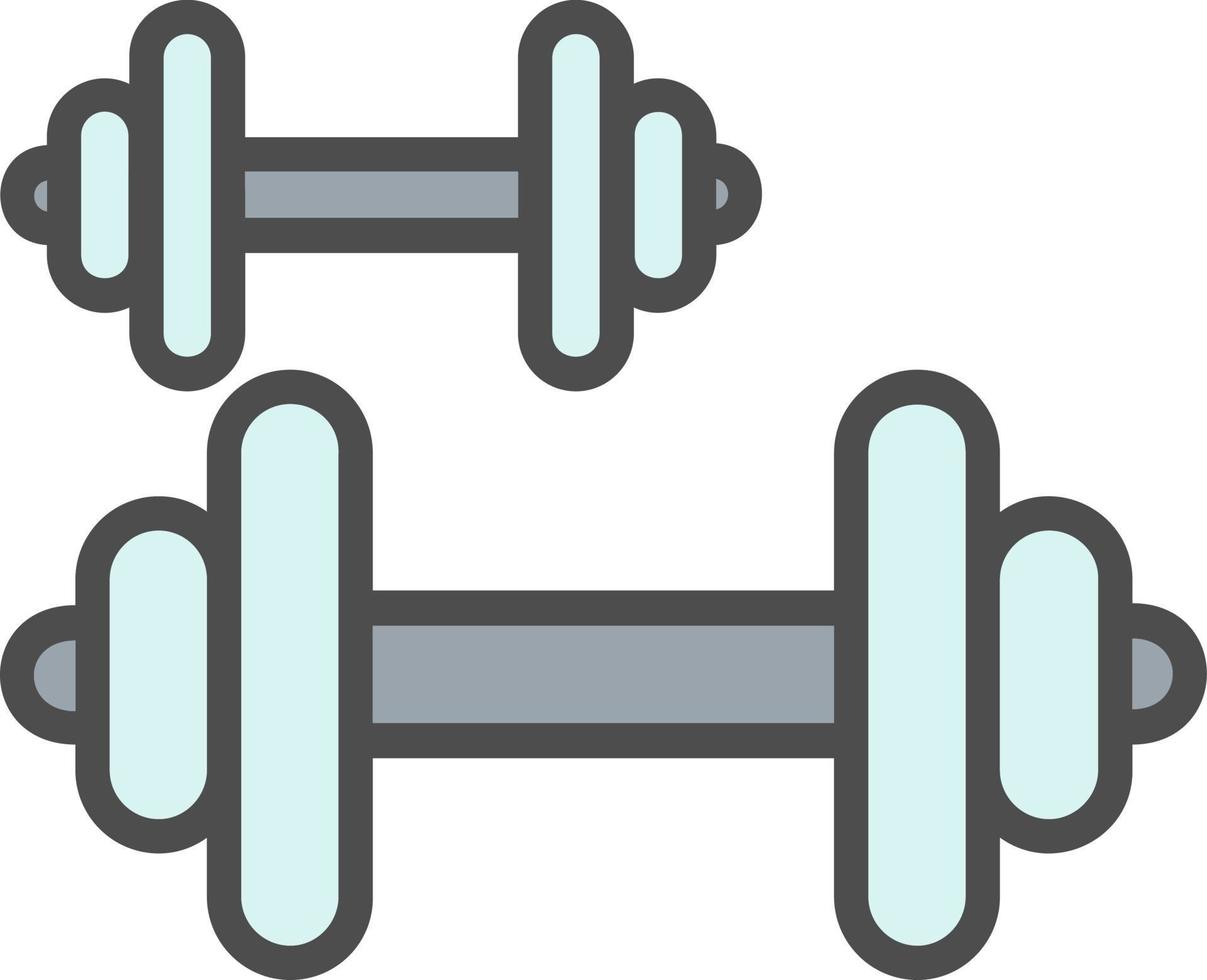 Dumbbells Vector Icon