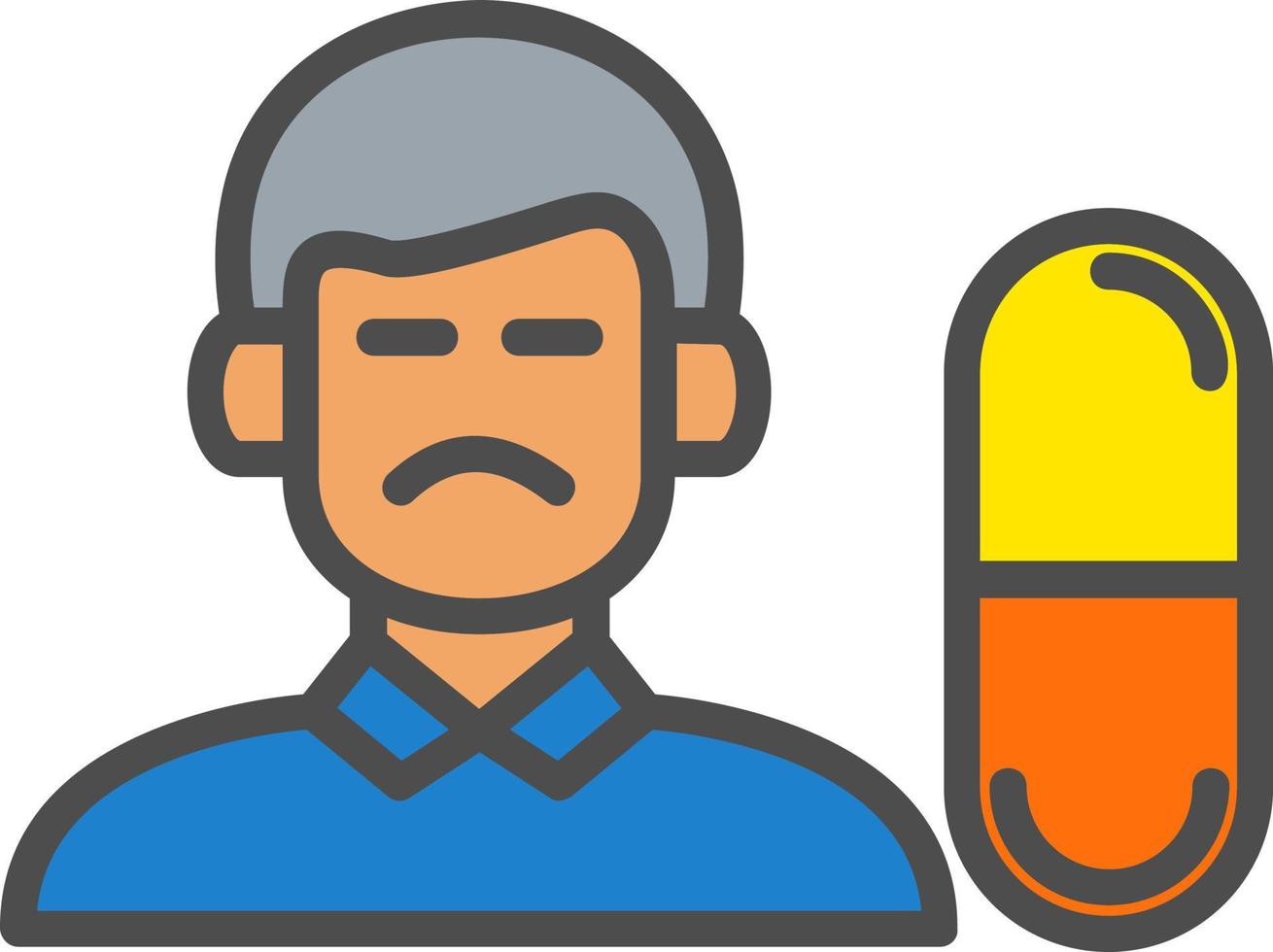 Drug Addict Vector Icon