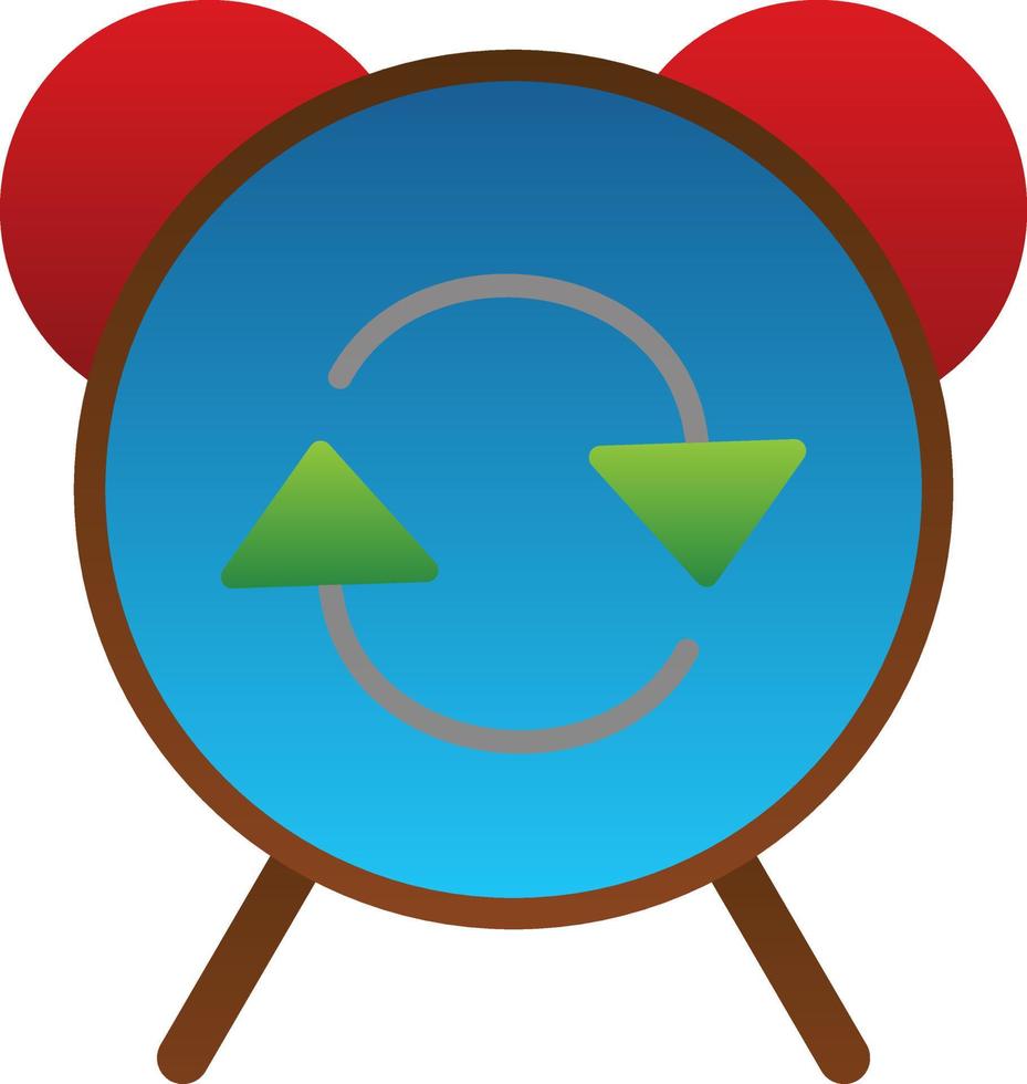 Alarm Repeat Vector Icon Design