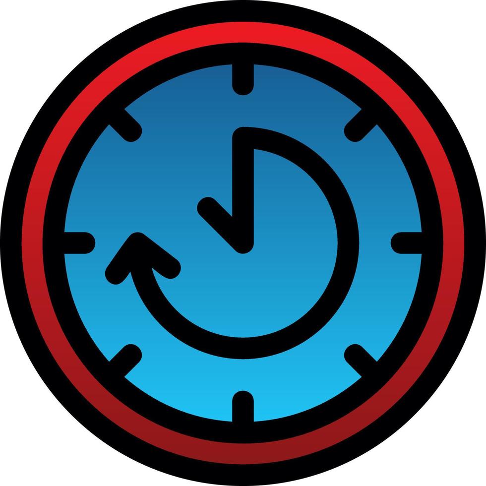 Time Loop Vector Icon Design