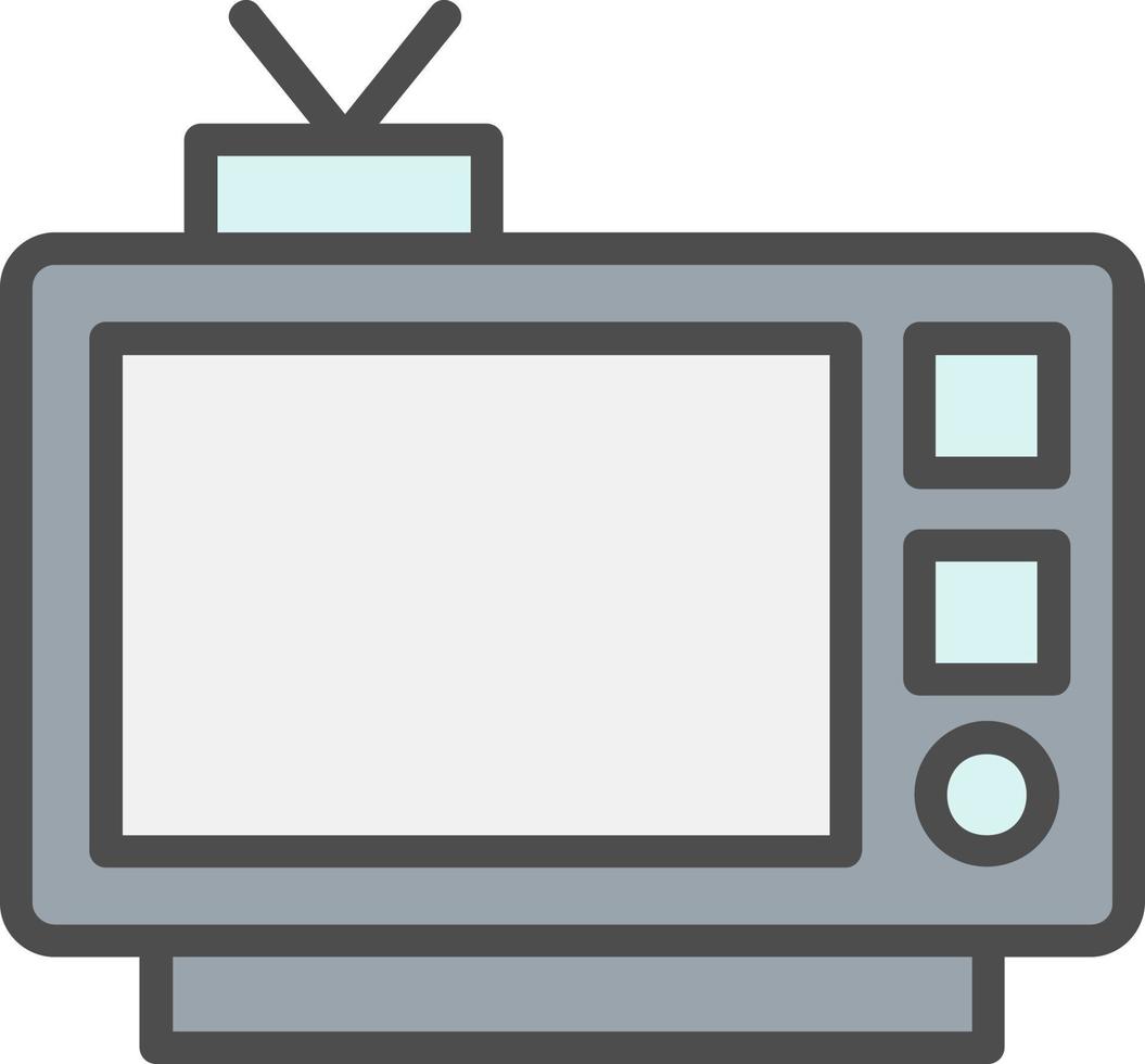 icono de vector de tv