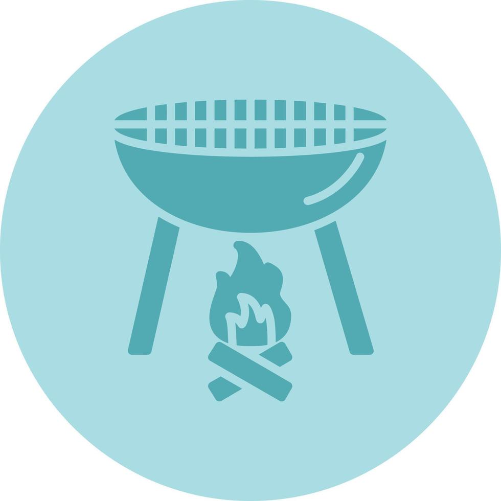 BBQ Grill Vector Icon