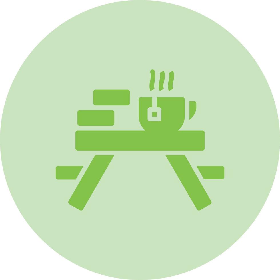 Picnic Table Vector Icon