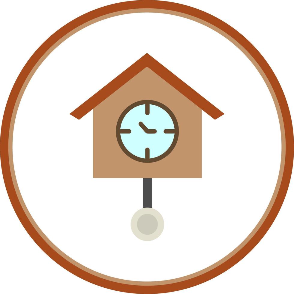 diseño de icono de vector de reloj de cuco