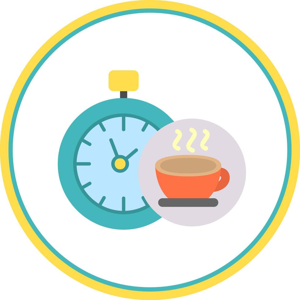 Tea Time Vector Icon Design