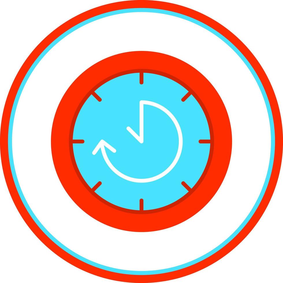 Time Loop Vector Icon Design