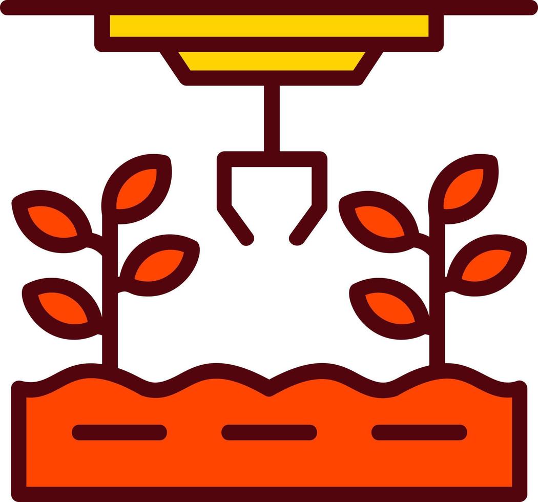 icono de vector de granja inteligente