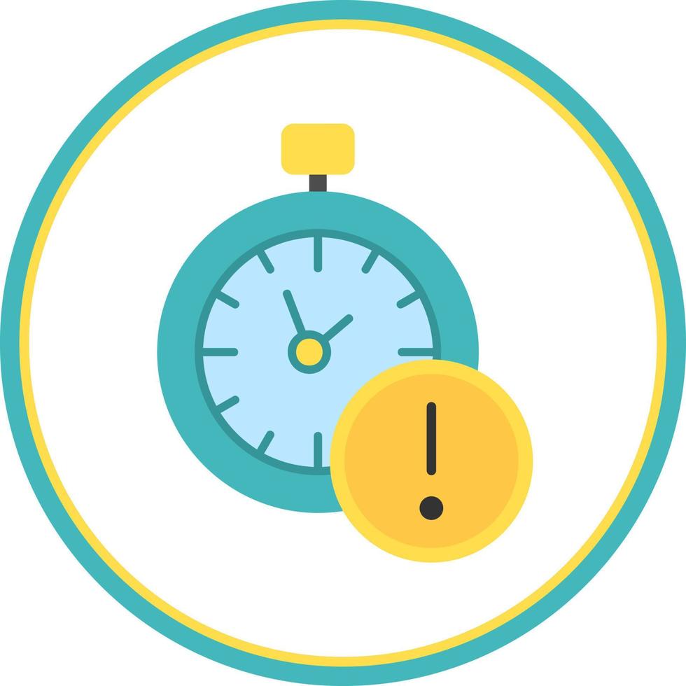 Time Alert Vector Icon Design
