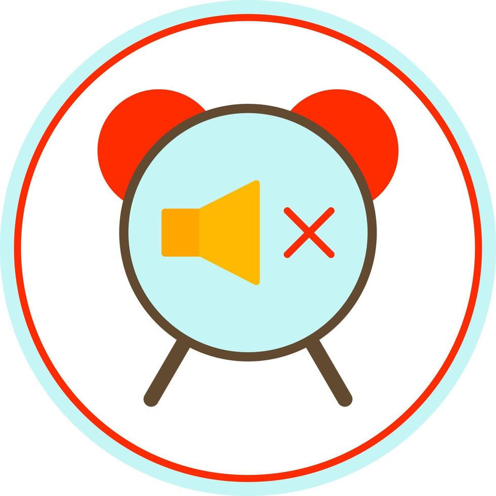 Mute Alarm Clock Vector Icon Design 15783045 Vector Art at Vecteezy