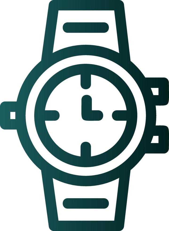 Wristwatch Vector Icon Design