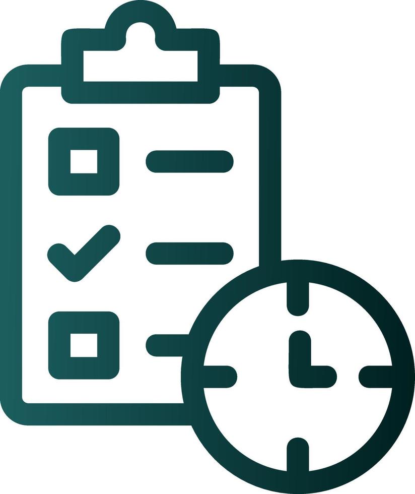Tasks Schedule Vector Icon Design