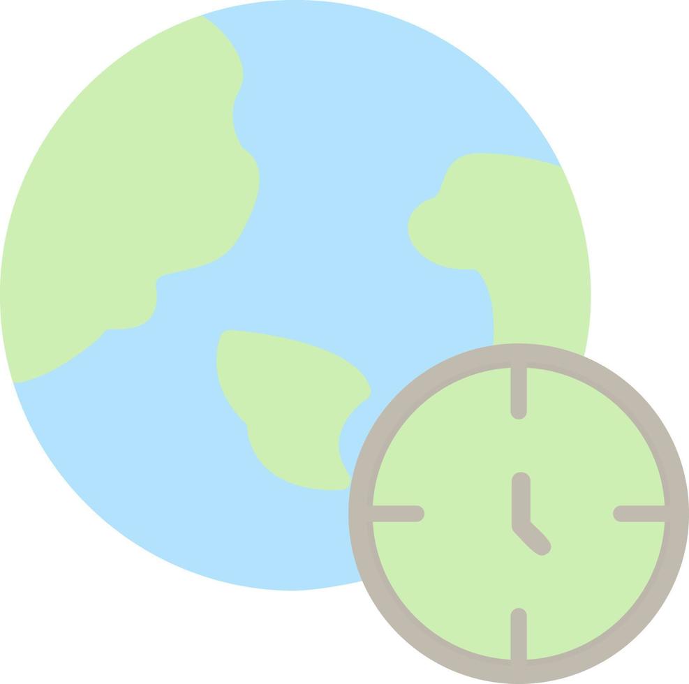 Time Zone Vector Icon Design