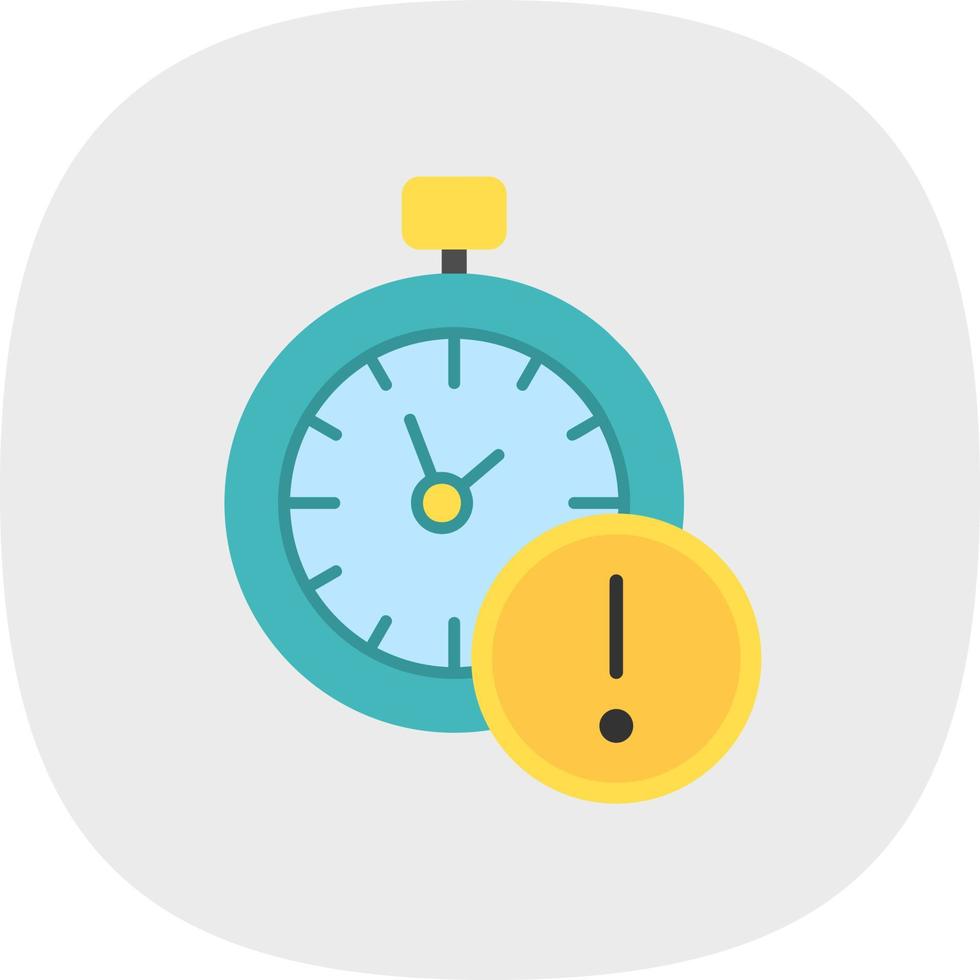 Time Alert Vector Icon Design