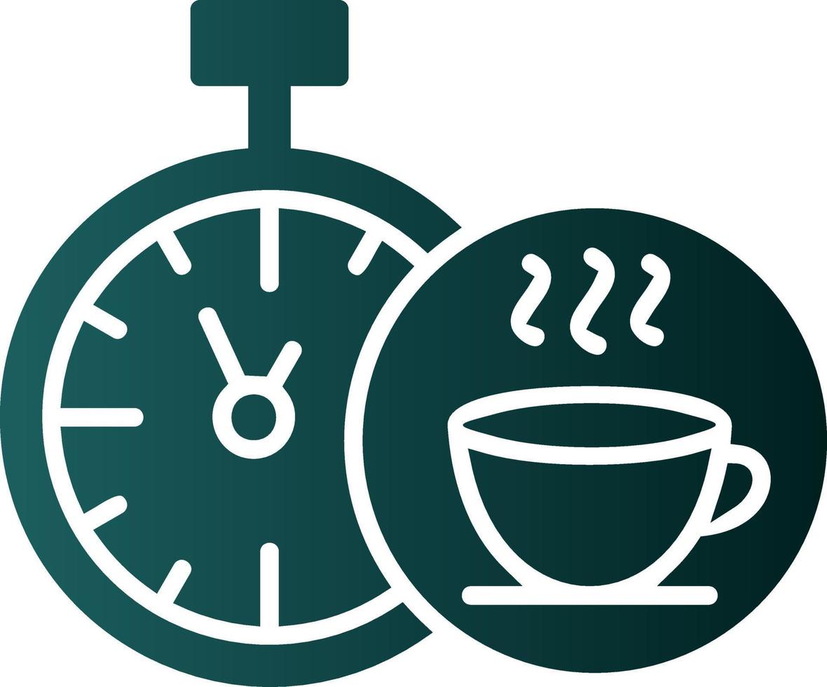 Tea Time Vector Icon Design