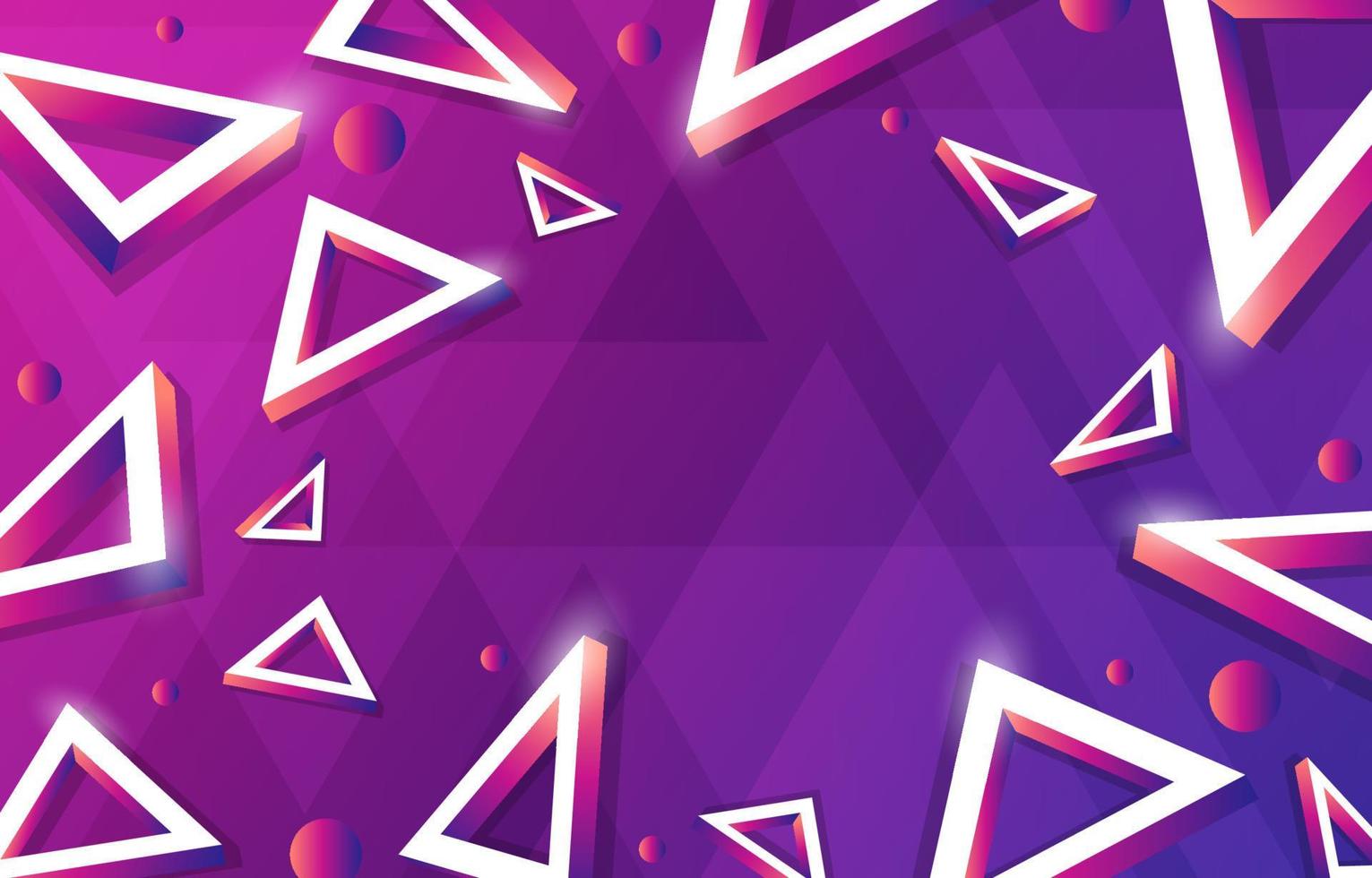 Colorful Gradient Triangle Background vector