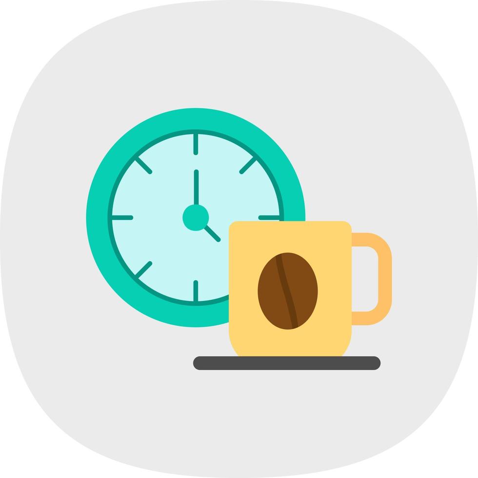 Coffee Time Vector Icon Design