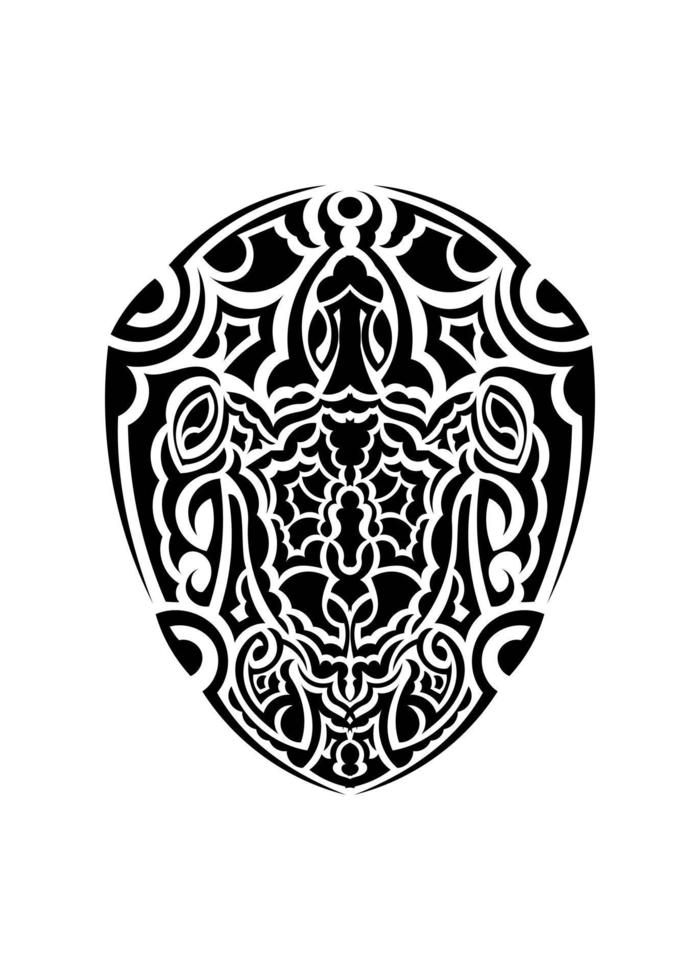 tatuaje polinesio muñeca manga patrón tribal antebrazo. vector de adornos de plantilla étnica.