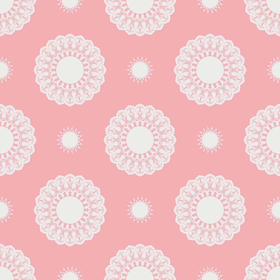 el patrón geométrico con líneas, tintes de patrón sin costura rosa, patrón sin costura vectorial. repitiendo patrones florales geométricos y sin costuras. vector