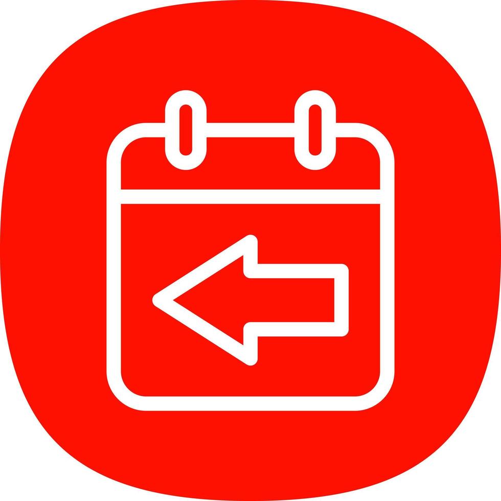 Yesterday Vector Icon Design