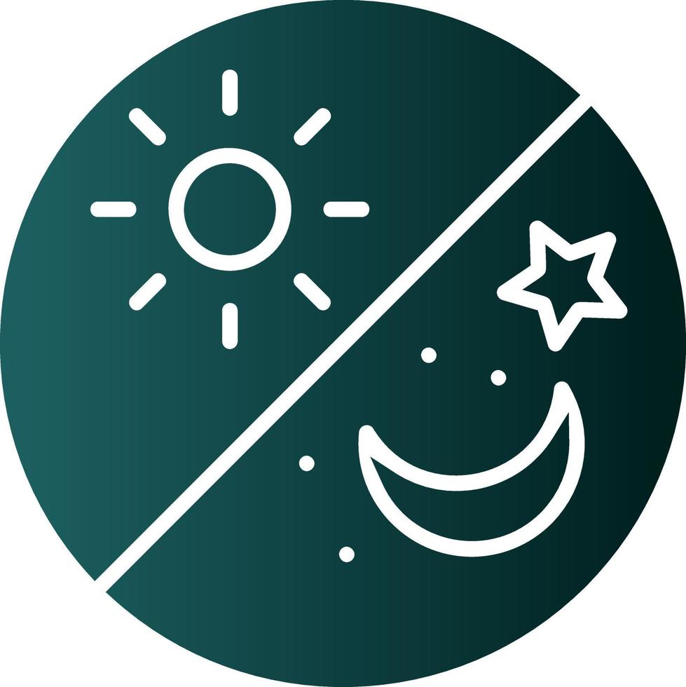Day and Night Vector Icon Design