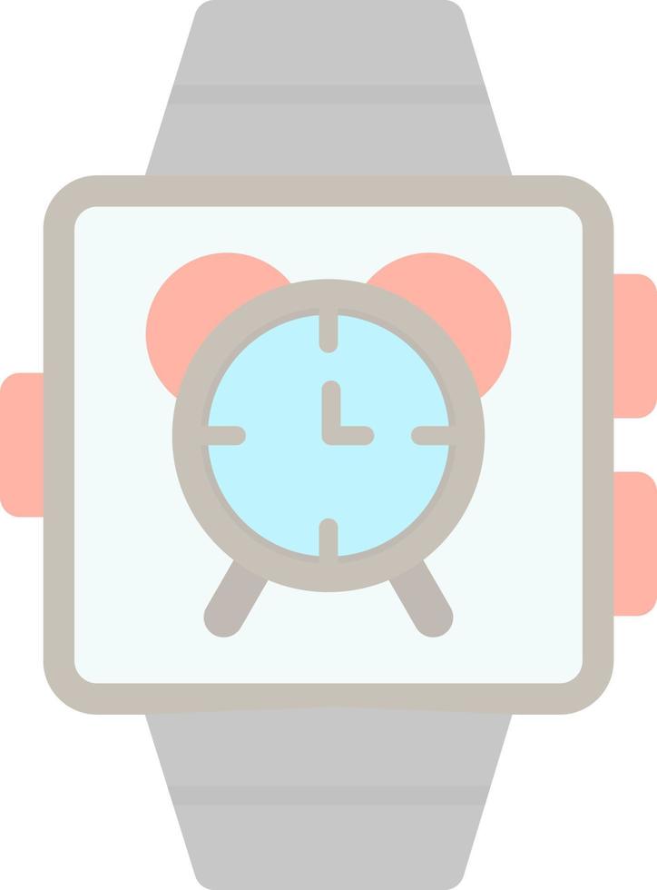 Smartwatch Alarm Vector Icon Design